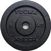 TOORX Disco Ghisa Nera 5Kg Foro Mm
