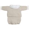PASITO A PASITO Set Neonato con Maglia Tricot, Culotte e Body Beige - 0-1 Mese