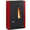 LA NORDICA Stufa a Pellet La Nordica Luisella 4,8 Kw Bordeux