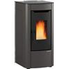 LA NORDICA Stufa A Pellet Ventilata Sabry 7 Kw Grigio