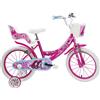 F.LLI SCHIANO Bicicletta 16" Heart Con Porta bambola Rosa
