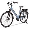 ARGENTO Bici Argento E-Bike Con Pedalata Assistita Omega Azzurra
