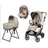 PegPerego Trio Peg Perego Vivace 2025 Culla Flex e Ovetto Primo Viaggio Lounge Reclinabile I-Size Incluso Stand By Me e BORSA OMAGGIO : Colore - mon amour