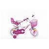 F.LLI SCHIANO BICI LOVE 12" ROSA CON CESTINO