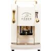 FABER MACCHINA DA CAFFE' A CIALDE PICCOLA COLORE WHITE MILK PRESTIGE