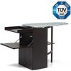 FOPPAPEDRETTI Lostiro Mobile Con Asse Da Stiro A Scomparsa, : Colore - Wenge