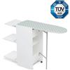 Foppapedretti Stir8 - Asse da Stiro Pieghevole Salvaspazio con Struttura in Legno : Colore - Bianco