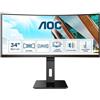 AOC CU34P2A 34" UltraWide LED Monitor 3440x1440 QHD Black - Excellent for PC use