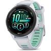 Garmin Forerunner 265S, Smartwatch per la corsa, 42mm, GPS multi-band, Display AMOLED, VO2max, HRV Status, Dinamiche di corsa al polso, Tempi di recupero, Autonomia fino a 15 giorni (Whitestone)