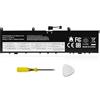 ASUNCELL 15.36V/80Wh L17C4P72 Batteria del computer portatile per Lenovo ThinkPad P1 1st Gen (P1 2018) 2nd Gen (P1 2019) Series, X1 Extreme Gen1 Gen 2 Series, L17C4P72 L17M4P72 L18M4P71 01AY968