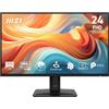 msi PRO MP243 E14 - Monitor 24 FHD (1920×1080) IPS, 144 Hz, 1 ms, HDR Ready, Adaptive-Sync, Eye Care, Altoparlanti Integrati, HDMI 1.4b, DisplayPort 1.2a, Frameless, Regolabile in Inclinazione, VESA