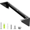 STANDOPIA Staffa Rack a Parete 2U da 19 Pollici - Montaggio Verticale e Sotto Scrivania, Supporto in Acciaio per Server, Switch di Rete, Patch Panel o Server, Portata fino a 55 kg, Kit di Montaggio Incluso