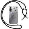 Pnakqil Cover per Samsung Galaxy A57 con Cordino, Trasparente Custodia con Laccio Tracolla Cellulare Girocollo Collana Protettiva per Samsung Galaxy A57 6,7, Nero