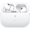 elago Cover in Silicone per AirPods Pro 2 | Custodia Protettiva, LED Visibile, Supporta la Ricarica Wireless (Blu Luminescente)