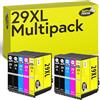 Happy Printer 10 XL cartucce compatibile con Epson 29XL per XP235 XP240 XP245 XP247 XP255 XP257 XP330 XP332 XP335 XP342 XP345 XP350 XP352 XP355 XP430 XP432 XP435 XP442 XP445 XP452 XP455