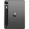 elago Porta Penna Compatibile con Apple Pencil 2 e 1, Custodia Adesiva Resistente, Attaccabile alla Custodia per Tablet, Pelle Sintetica e Materiale Morbido in Lycra, AntiGraffio (Nero)