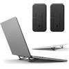 Spigen Slim Fold Supporto PC Portatile [Set da 2] Antiscivolo e Pieghevole, Adesivo Riutilizzabile, Laptop Stand Compatibile con Notebook MacBook Pro Air Neo M2 M3 M4 M5 13 14 15 16 Pollici e oltre