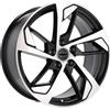 Cerchi in lega Dedica per Audi modello XE139 7.5x17 Nero Lucido