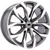 Cerchi in lega Dedica per Audi modello XF562 7.5x17 Grigio Lucido