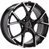 Cerchi in lega Dedica per Audi modello 3S5997 8.0x18 Nero Lucido