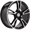 Cerchi in lega Dedica per Audi modello A043 8.0x19 Nero Lucido