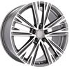 Cerchi in lega Dedica per Audi modello B1424 8.5x19 Grigio Lucido