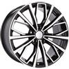 Cerchi in lega Dedica per Audi modello B1453 8.0x18 Nero Lucido