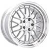 Cerchi in lega Dedica per BMW modello A1025 7.0x16 Argento + Bordo Lucido