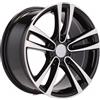 Cerchi in lega Dedica per BMW modello A5035 8.0x17 Nero Lucido