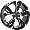 Cerchi in lega Dedica per Audi modello B1566 7.5x17 Nero Lucido