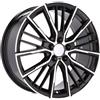 Cerchi in lega Dedica per BMW modello A5824 8.0x18 Nero Lucido