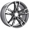 Cerchi in lega Dedica per BMW modello B1257 8.0x17 Grigio Lucido