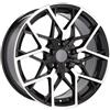 Cerchi in lega Dedica per BMW modello B1383 9.5x19 Nero Lucido