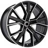 Cerchi in lega Dedica per Audi modello B5131 8.0x18 Nero Lucido