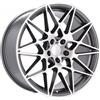 Cerchi in lega Dedica per BMW modello B5167 8.5x18 Grigio Lucido