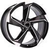 Cerchi in lega Dedica per Audi modello B5185 7.5x17 Nero Lucido