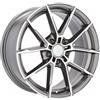 Cerchi in lega Dedica per BMW modello B5601 7.5x17 Grigio Lucido