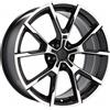 Cerchi in lega Dedica per BMW modello B5601 7.5x17 Nero Lucido