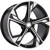 Cerchi in lega Dedica per Audi modello B5419 7.5x17 Nero Lucido