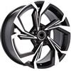 Cerchi in lega Dedica per Audi modello B5893 8.0x19 Nero Lucido
