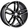 Cerchi in lega Dedica per Audi modello BK690 7.5x17 Nero Lucido