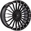 Cerchi in lega Dedica per BMW modello BK273 8.5x18 Nero Lucido