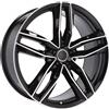 Cerchi in lega Dedica per Audi modello BK690 8.0x18 Nero Lucido