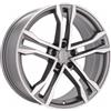 Cerchi in lega Dedica per Audi modello D5520 8.5x19 Grigio + Polish Half Matt