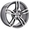 Cerchi in lega Dedica per BMW modello E492 8.0x17 Grigio Lucido