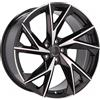 Cerchi in lega Dedica per Audi modello I5491 8.0x18 Nero Lucido