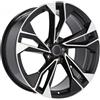 Cerchi in lega Dedica per Audi modello I5493 8.0x18 Nero Lucido