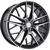 Cerchi in lega Dedica per BMW modello H5080 7.5x17 Nero Lucido