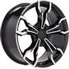 Cerchi in lega Dedica per BMW modello I5596 8.0x19 Nero Lucido