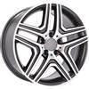 Cerchi in lega Dedica per Mercedes modello BK206 7.5x16 Grigio lucido